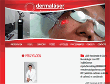 Tablet Screenshot of dermatologochernan.com